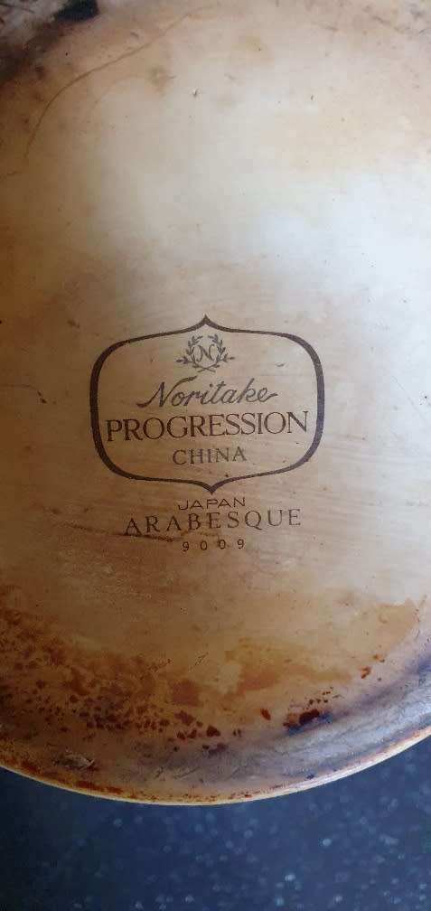 Stunning Vintage Noritake Progression China. Arabesque Japan 9009