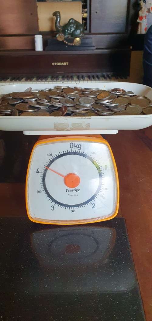 4.3 Kilograms Coins From Every Corner Of The Earth