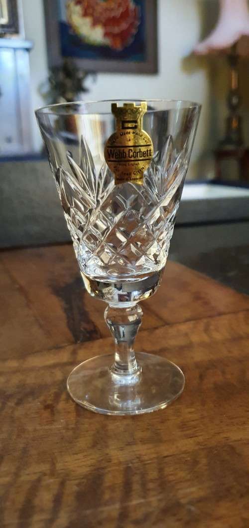 Stunning Webb Corbett Crystal Stemware