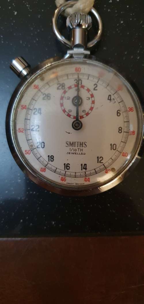Stunning Smiths1/10th Jewelled Stop Watch Plus a Stadion Stop watch