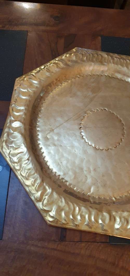 Large 55cm Vintage Btrass Wall Hanger.