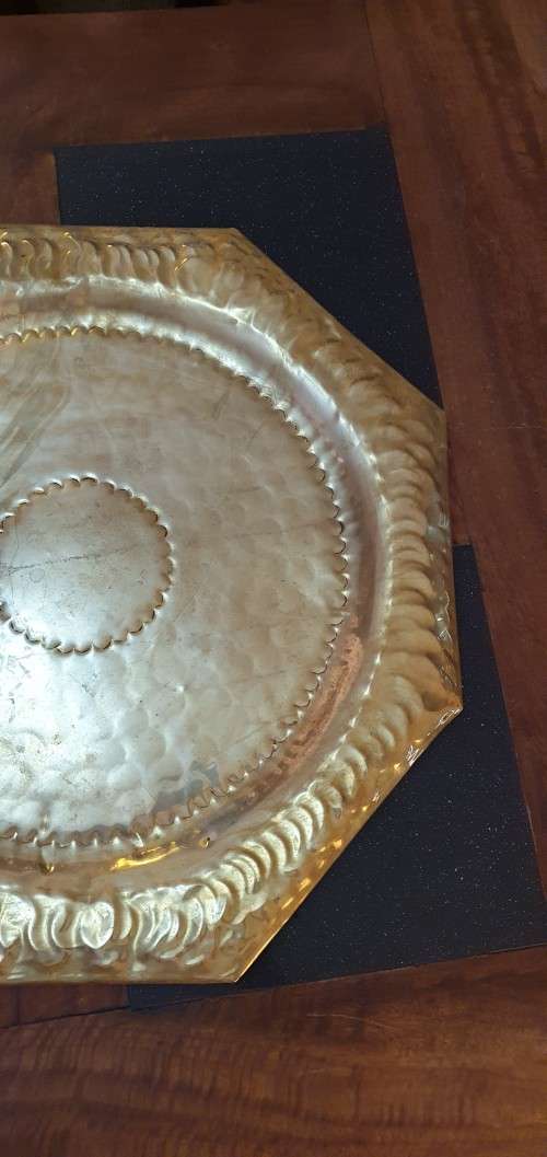 Large 55cm Vintage Btrass Wall Hanger.