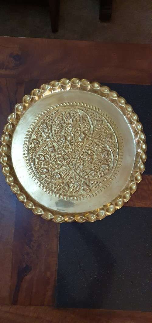 Stunning 44cm Vintage Brass Wall Hanger