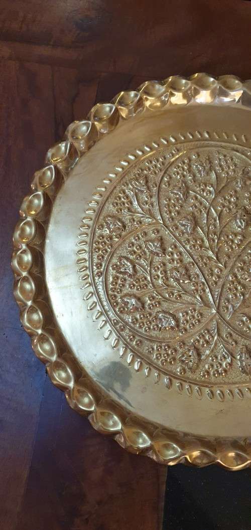 Stunning 44cm Vintage Brass Wall Hanger