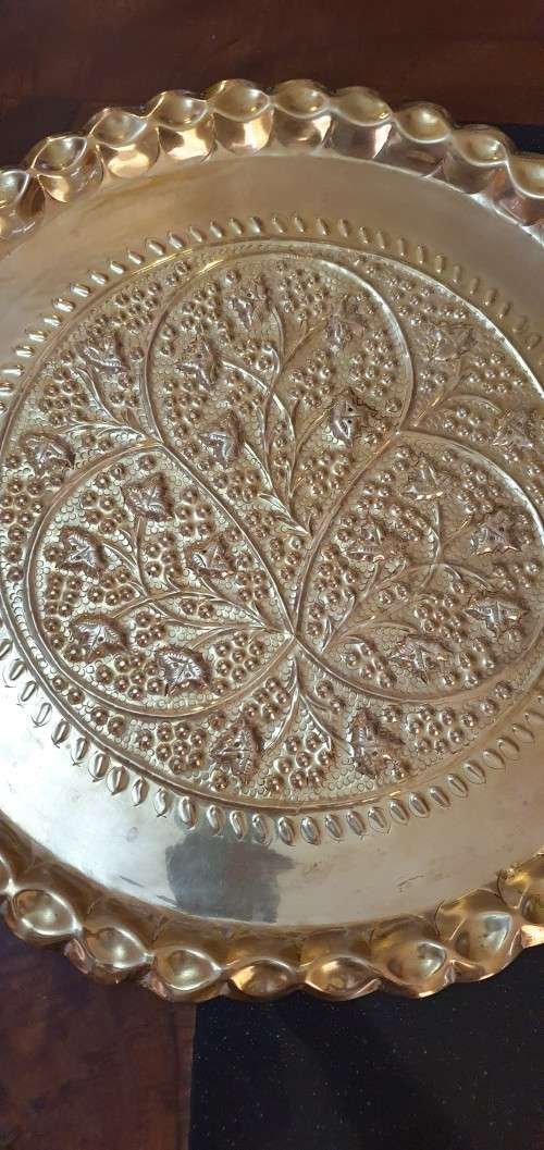 Stunning 44cm Vintage Brass Wall Hanger