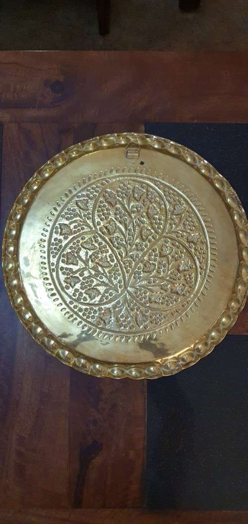 Stunning 44cm Vintage Brass Wall Hanger