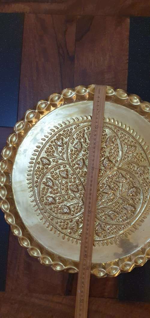 Stunning 44cm Vintage Brass Wall Hanger