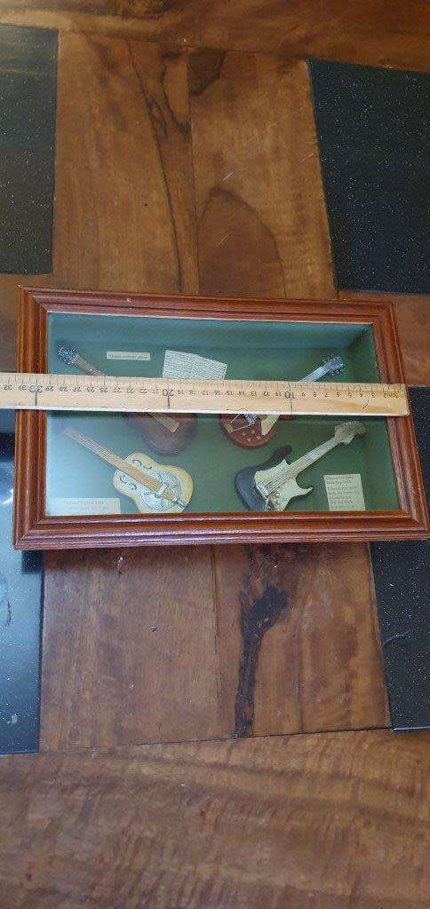 Box Framed Guitar Memorabilia