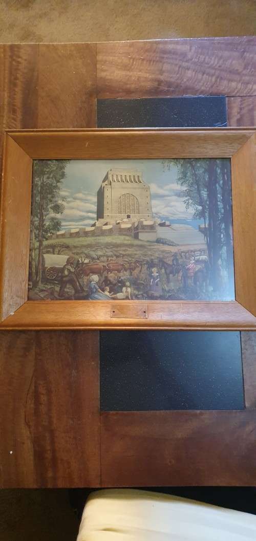 Vintage Framed Print of the Voortrekker Monument 16/12/1949