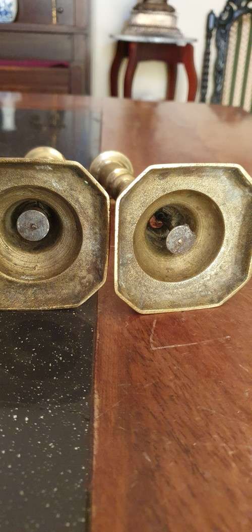 Stunning Vintage Brass Candle Stick Holders
