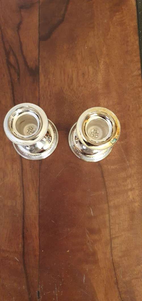 Beautiful Silver Plated Candle Stick Holders