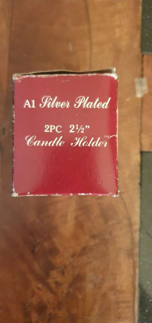 Beautiful Silver Plated Candle Stick Holders