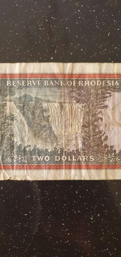 Vintage Rhodesian Banknote