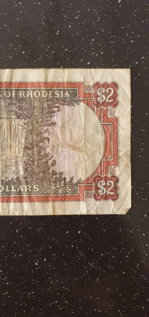 Vintage Rhodesian Banknote