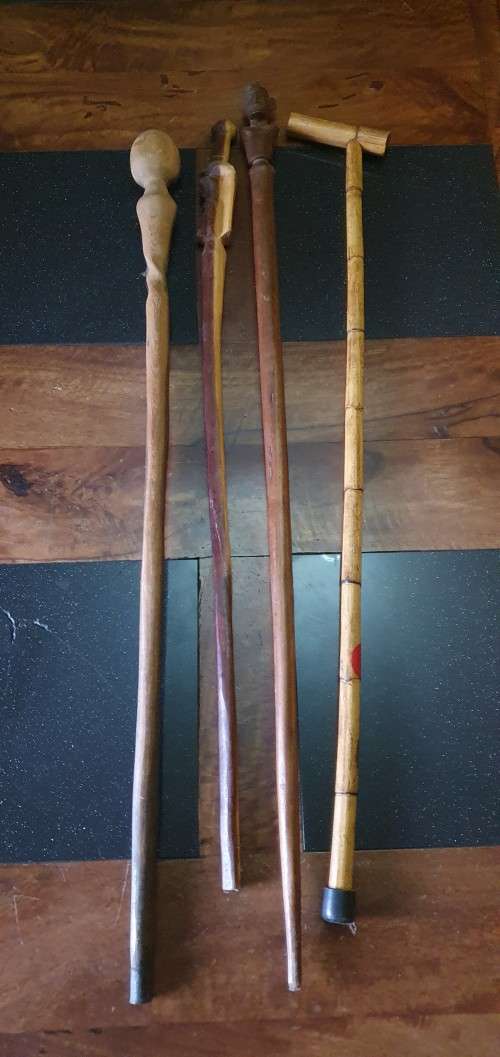 Four Walking Canes
