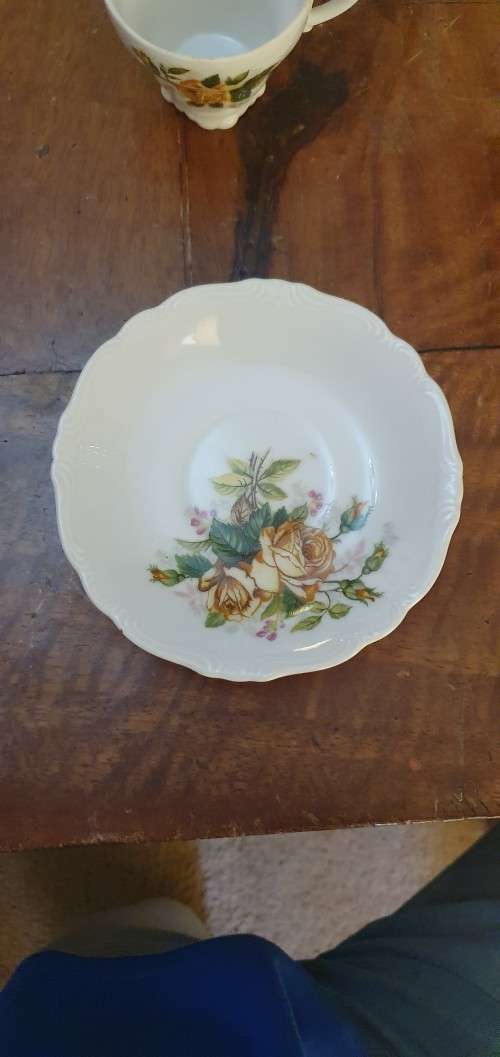 Beautiful Porcelain Demitasse Tea Set