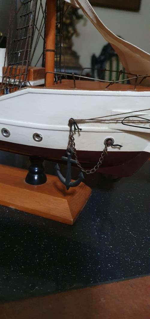 Gorgeous Sail Boat USS Cutter Eagle 1946