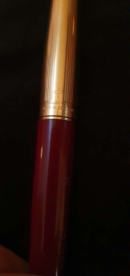 Parker Rolled Gold Fountain Pen plus Two ASAP Pens in Case