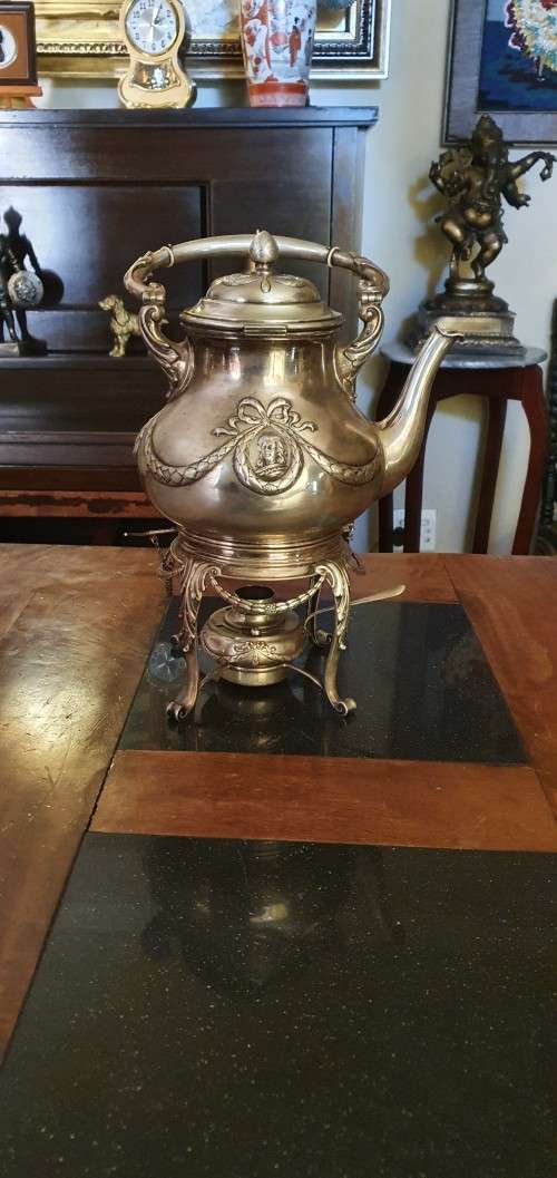 `````Reserved for Mikef13`````       Antique L. Bertsch  800 Dutch Silver Konfoor