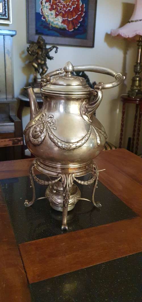 `````Reserved for Mikef13`````       Antique L. Bertsch  800 Dutch Silver Konfoor
