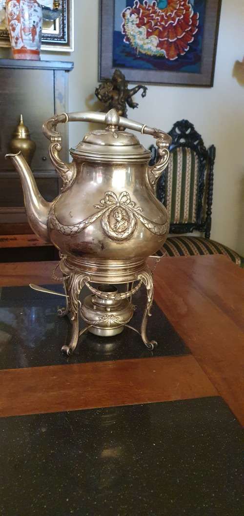 `````Reserved for Mikef13`````       Antique L. Bertsch  800 Dutch Silver Konfoor