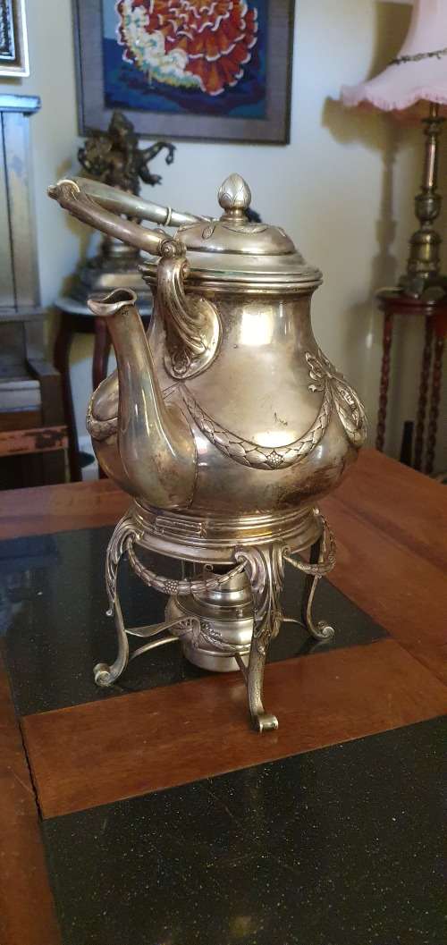 `````Reserved for Mikef13`````       Antique L. Bertsch  800 Dutch Silver Konfoor