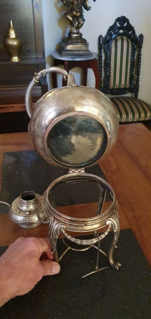 `````Reserved for Mikef13`````       Antique L. Bertsch  800 Dutch Silver Konfoor