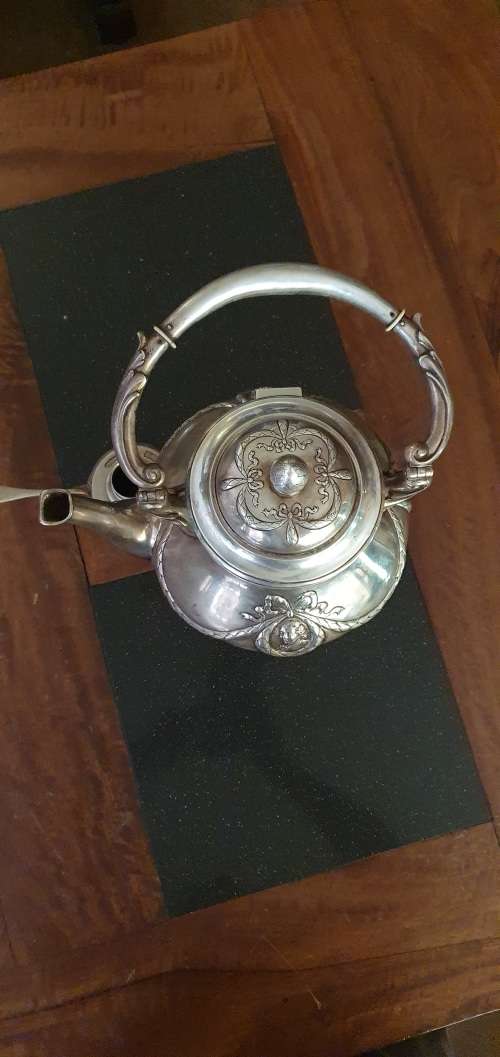 `````Reserved for Mikef13`````       Antique L. Bertsch  800 Dutch Silver Konfoor