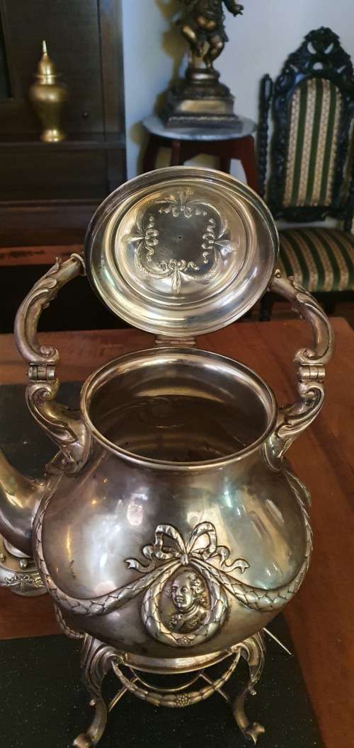 `````Reserved for Mikef13`````       Antique L. Bertsch  800 Dutch Silver Konfoor