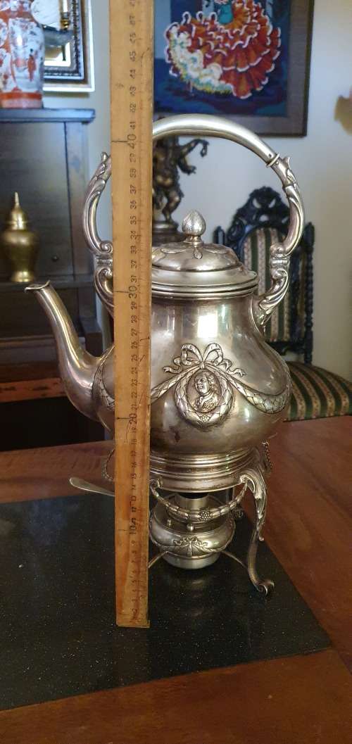 `````Reserved for Mikef13`````       Antique L. Bertsch  800 Dutch Silver Konfoor