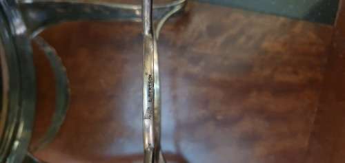 `````Reserved for Mikef13`````       Antique L. Bertsch  800 Dutch Silver Konfoor