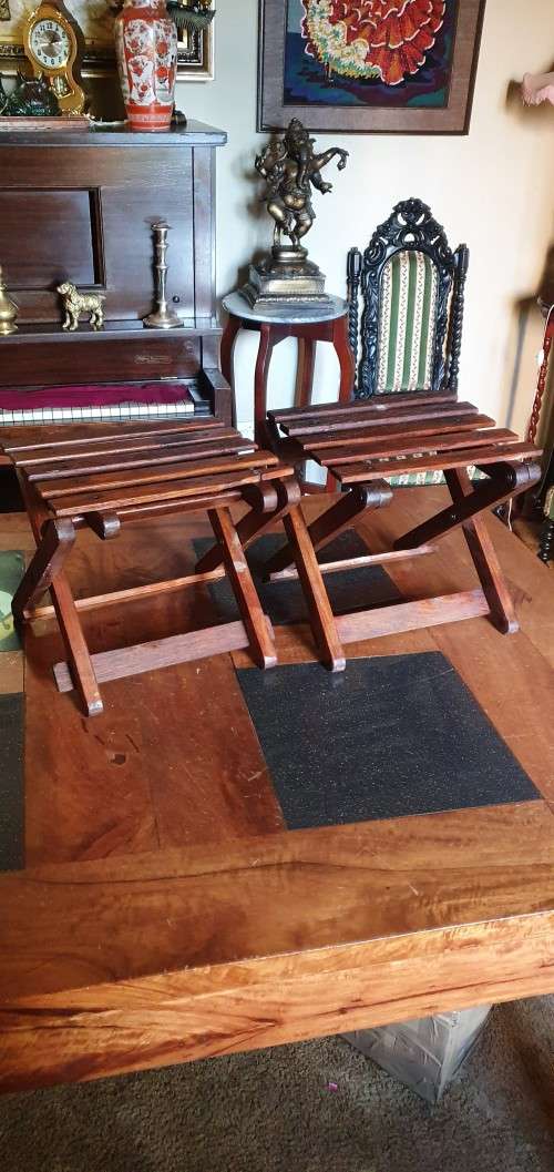 Two Vintage Footstools