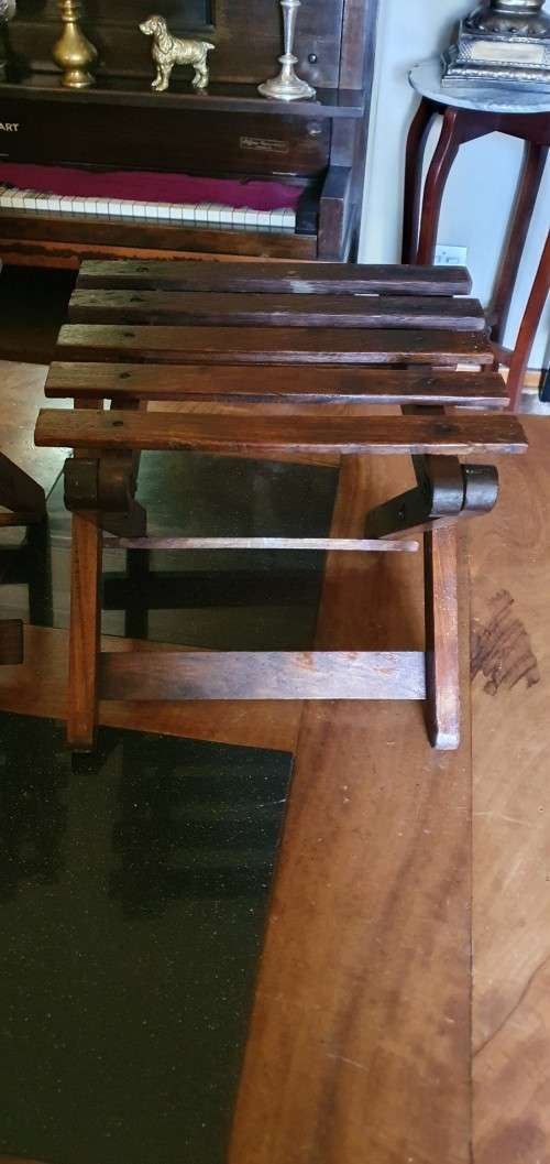 Two Vintage Footstools