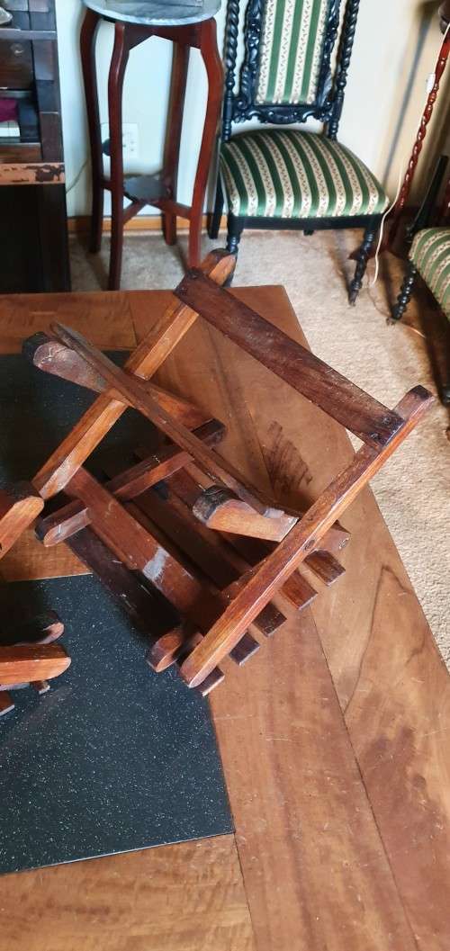 Two Vintage Footstools