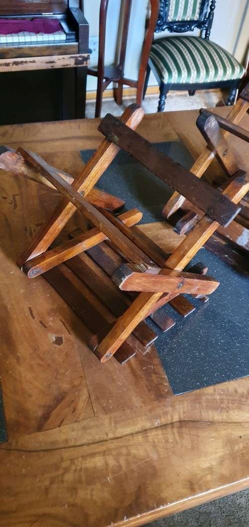 Two Vintage Footstools