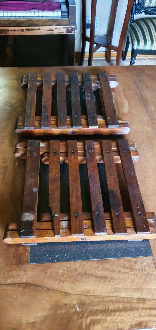 Two Vintage Footstools