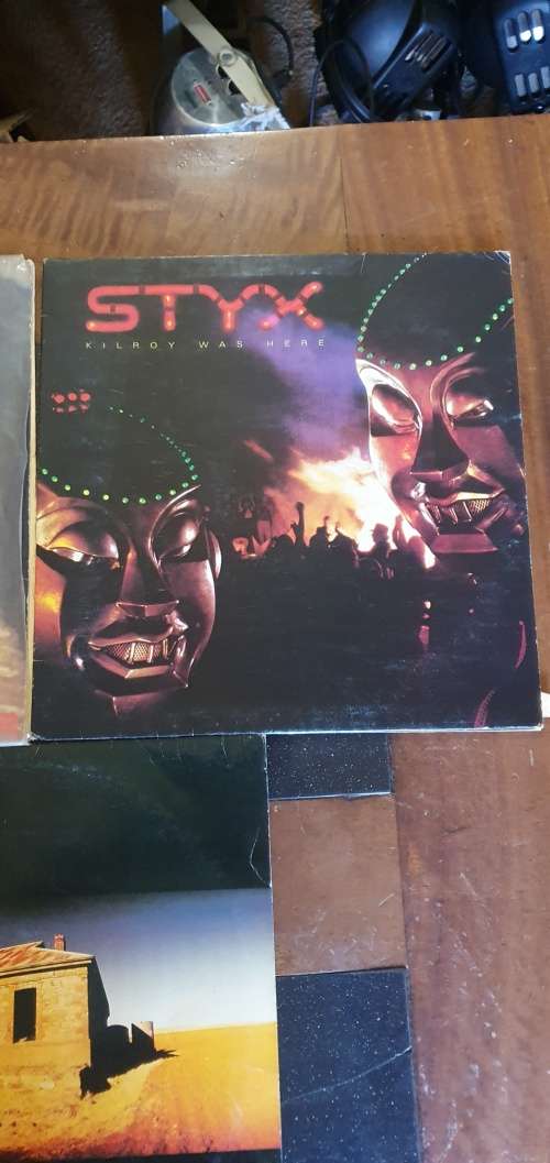 Vintage LPs Adam and The Ants, Diesel and Dust and Styx