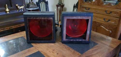 Two Square Stage Lights.