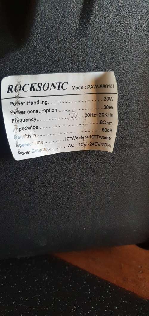 Portable Rocksonic Music Station