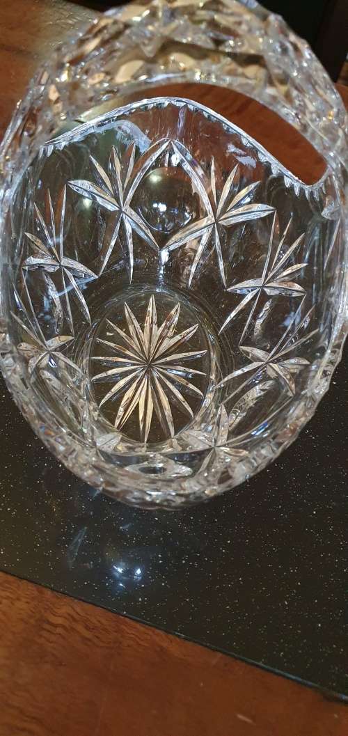 Vintage Crystal Basket