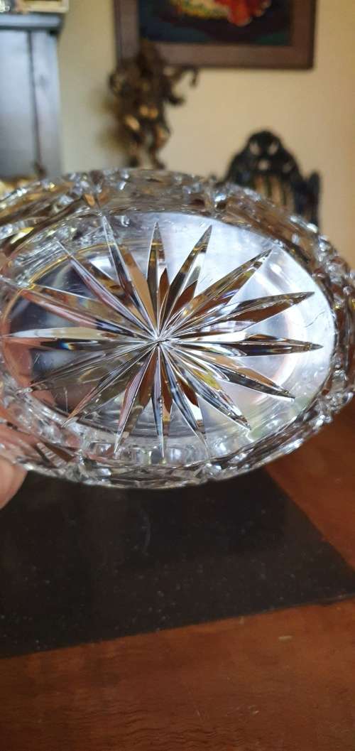 Vintage Crystal Basket