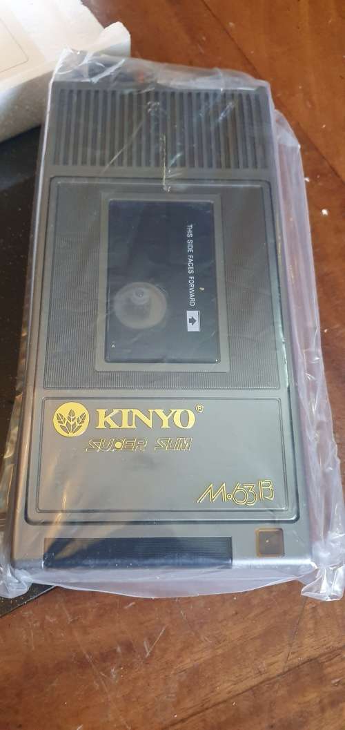Vintage Kinyo Beta Cassette Rewinder, Still Sealed!