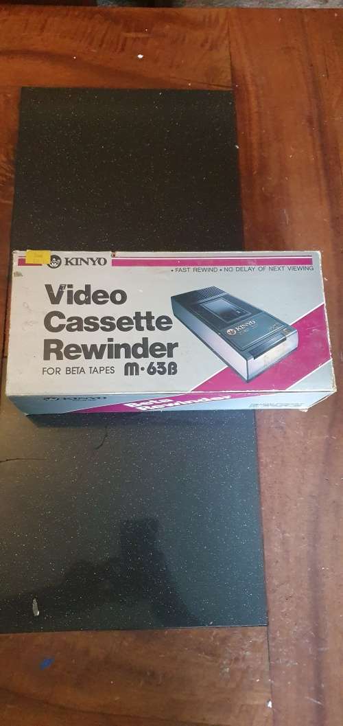 Vintage Kinyo Beta Cassette Rewinder, Still Sealed!