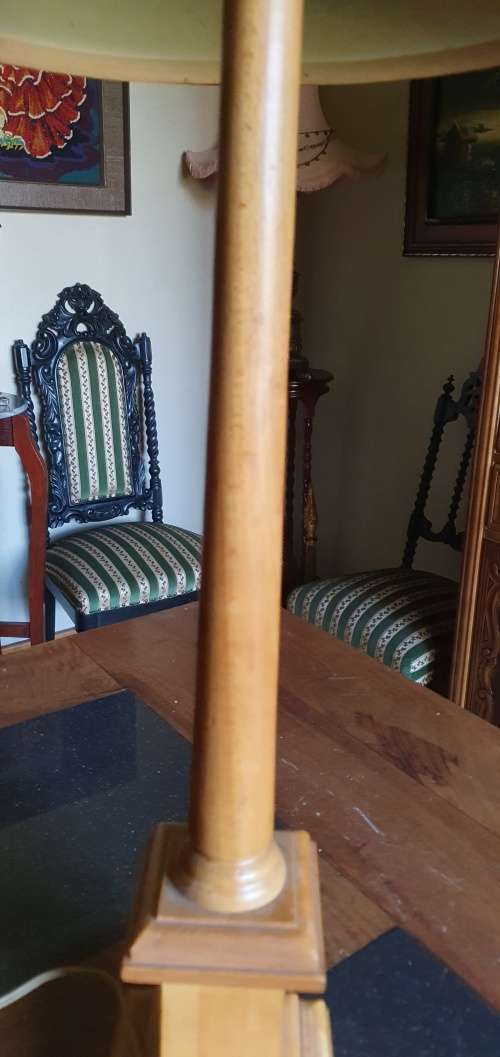 Beautiful Tall Wooden Lamp