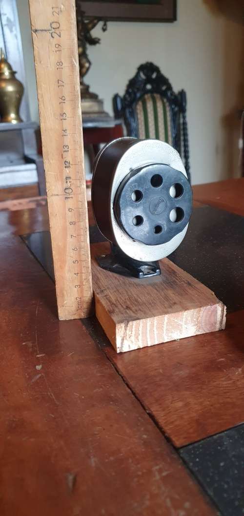 Vintage Pencil Sharpener & Two Vintage Candle Stick Holders