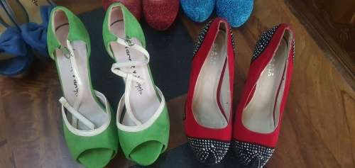 Ladies Glamour High Heel Shoes Size 7