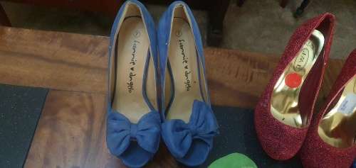 Ladies Glamour High Heel Shoes Size 7