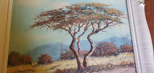 Stunning W P Grobler Oil on Board.