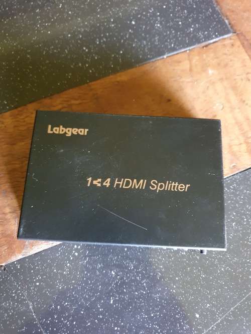 24v DC-DC Convertor+  Labgear 1-4 HDMI Splitter