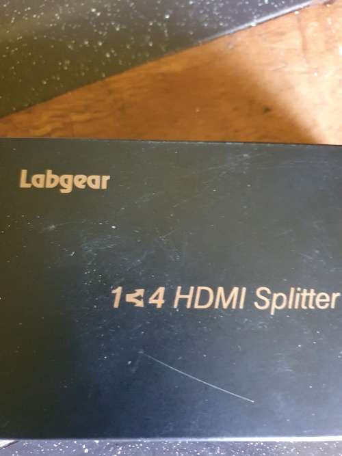 24v DC-DC Convertor+  Labgear 1-4 HDMI Splitter